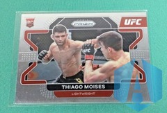 THIAGO MOISES 2022 PRIZM UFC SILVER PRIZMS ROOKIE RC SP Card #2 Panini